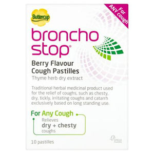 BronchoStop Berry Flavour Cough Pastilles 20's BronchoStop Berry Flavour Cough Pastilles 20's