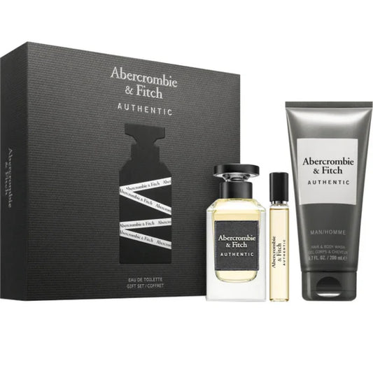 Abercrombie & Fitch Authentic Man Eau De Toilette Gift Set 100ml