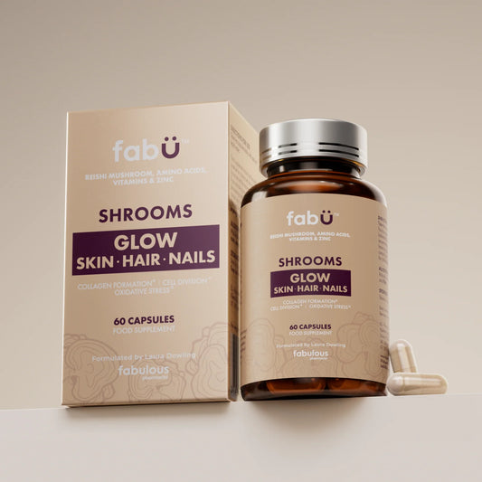 FABÜ SKIN-HAIR-NAILS GLOW 60'S