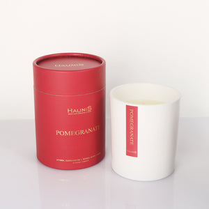HAUNIS, CANDLE POMEGRANATE 280G HAUNIS, CANDLE POMEGRANATE 280G