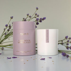 HAUNIS LAVENDER MOONLIGHT CANDLE 280G HAUNIS LAVENDER MOONLIGHT CANDLE 280G