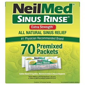 Neilmed Sinus Rinse Extra Strength 70 Sachets