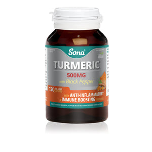 Sona Turmeric 500mg with Black Pepper Sona Turmeric 500mg with Black Pepper