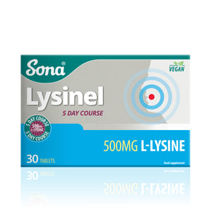Sona Lysinel 5 Day Course - Lysine for Cold Sores Sona Lysinel 5 Day Course - Lysine for Cold Sores