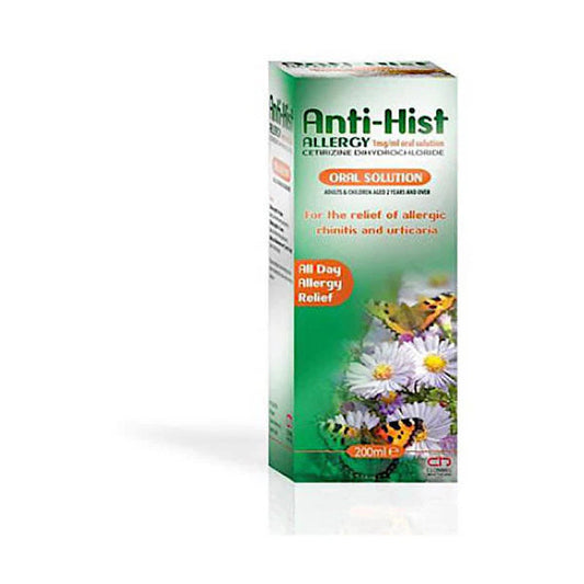 Anti-Hist Allergy Cetirizine Oral Solution 200ml