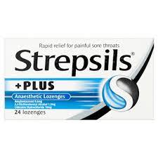 Strepsils Plus Anaesthetic Lozenges 24s Strepsils Plus Anaesthetic Lozenges 24s