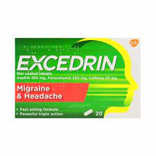 Excedrin Migraine and Headache Tablets 20s Excedrin Migraine and Headache Tablets 20s