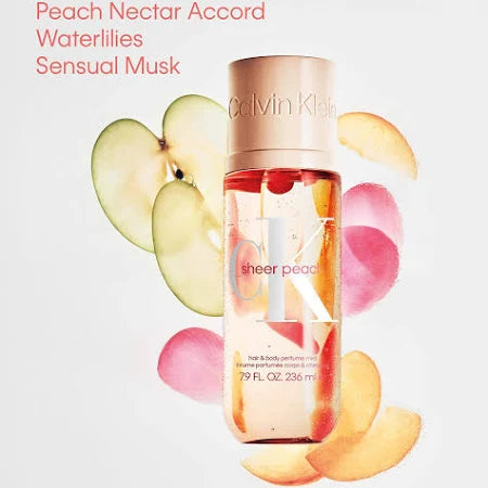 Calvin Klein CK Sheer Peach Hair & Body Perfume Mist 236ml