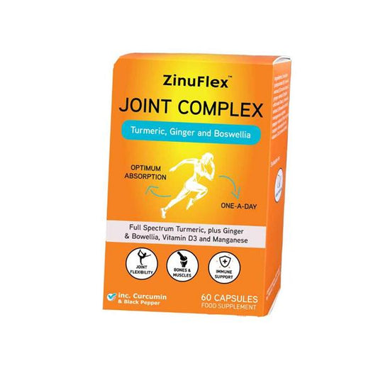 Zincuflex - Ginger and Curcumin Complex with Vitamin C | 60 caps