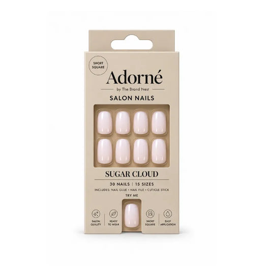 ADORNE BY The Brand Nest SUGAR CLOUD FALSE NAILS