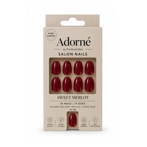 ADORNE BY The Brand Nest SWEET MERLOT FALSE NAILS ADORNE BY The Brand Nest SWEET MERLOT FALSE NAILS