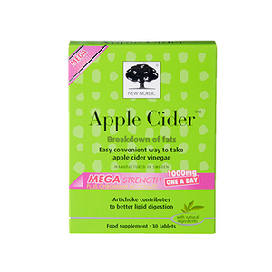 NEW NORDIC APPLE CIDER VINEGAR 30 TABLETS NEW NORDIC APPLE CIDER VINEGAR 30 TABLETS