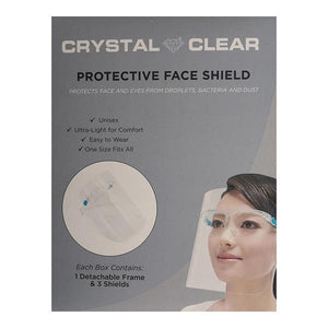 Crystal Clear Protective Face Shield Crystal Clear Protective Face Shield