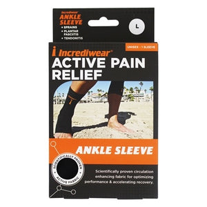 INCREDIWEAR ACTIVE PAIN RELIEF ANKLE SLEEVE INCREDIWEAR ACTIVE PAIN RELIEF ANKLE SLEEVE