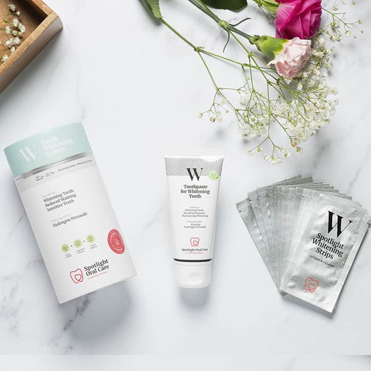 Spotlight Teeth Whitening Strips + Toothpaste
