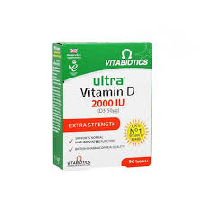 Vitabiotics Ultra Vitamin D 2000 IU Extra Strength 96 Tablets