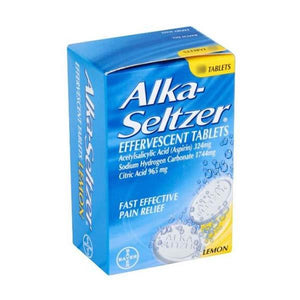 Alka-Seltzer Effervescent Tablets Lemon Flavour Alka-Seltzer Effervescent Tablets Lemon Flavour