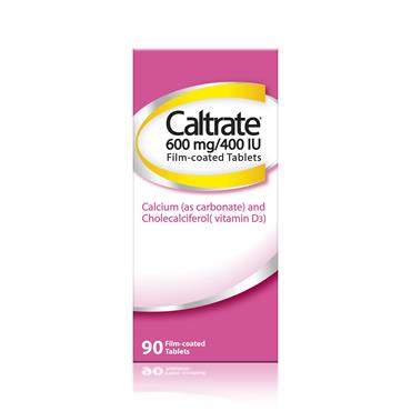 Caltrate600Mg/400 iu Film-Coated 90 Tablets