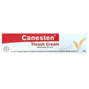 CANESTEN THRUSH CREAM 2% CLOTRIMAZOLE 20G CANESTEN THRUSH CREAM 2% CLOTRIMAZOLE 20G