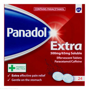 PANADOL EXTRA 500MG/65MG SOLUBLE TABLETS 24S PANADOL EXTRA 500MG/65MG SOLUBLE TABLETS 24S