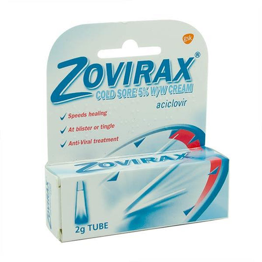 ZOVIRAX COLD SORE CREAM 2G