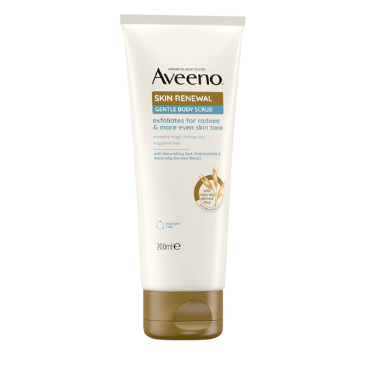 Aveeno Skin Renewal Wash Off Gentle Body Scrub 200ml