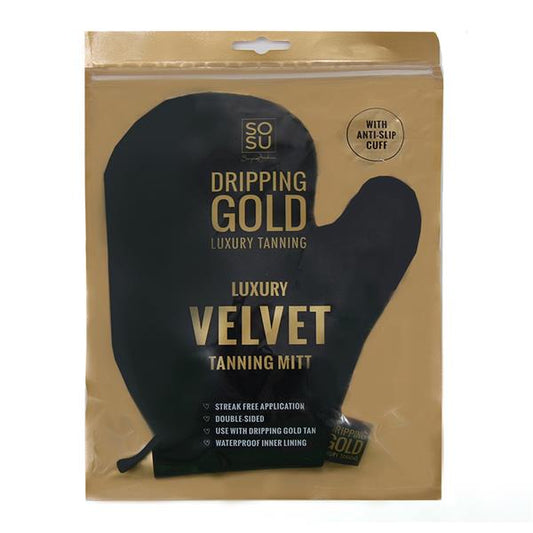 SoSu Luxury Velvet Tanning Mitt