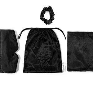 Voduz Slumber Satin Sleep Set BLACK