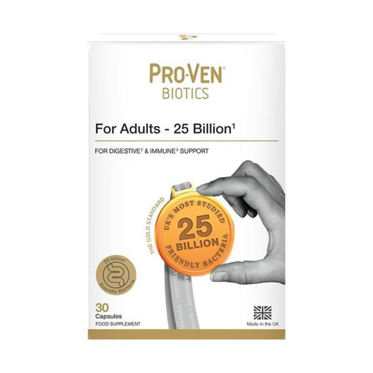 ProVen
Pro-Ven Probiotics Adult Acidophilus & Bifidus Digestive and Immune Support 25 Billion 30 Capsules