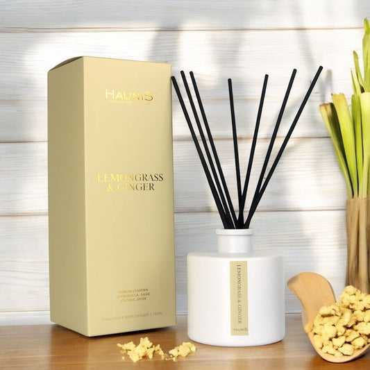 HAUNIS, LEMONGRASS & GINGER DIFFUSER 100ML