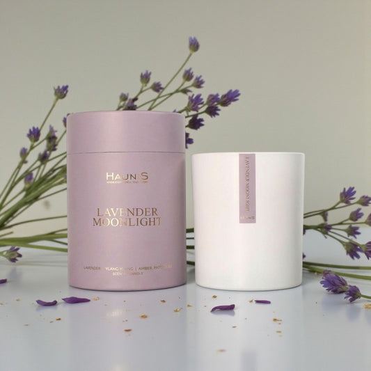 HAUNIS LAVENDER MOONLIGHT CANDLE 280G