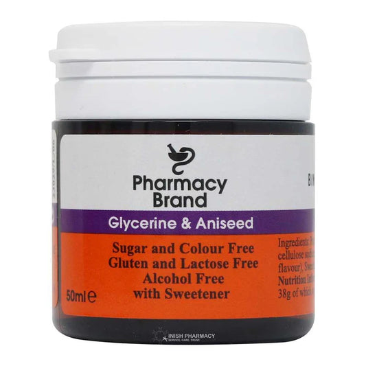 Pharmacy Brand Glycerine & Aniseed Sugar Free 50ml