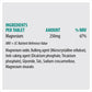 Sona Magnesium - 250mg 60's
