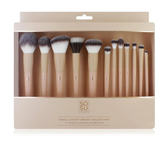 SOSU COSMETICS Mega Luxury Brush Collection | 12 Piece