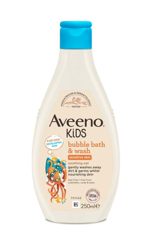 AVEENO KIDS BUBBLE BATH & WASH 250ML