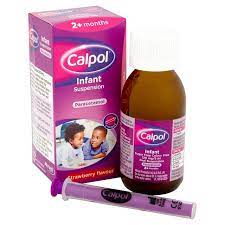 Calpol Infant Suspension Paracetamol Sugar Free 60ml