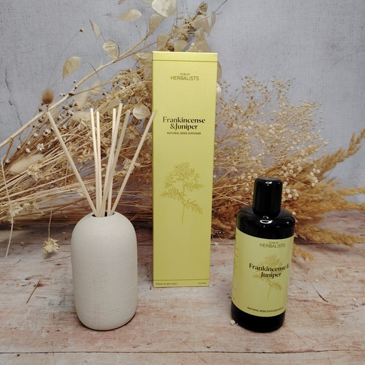 Dublin Herbalist Frankincense and Juniper Natural Reed Diffuser Gift Set