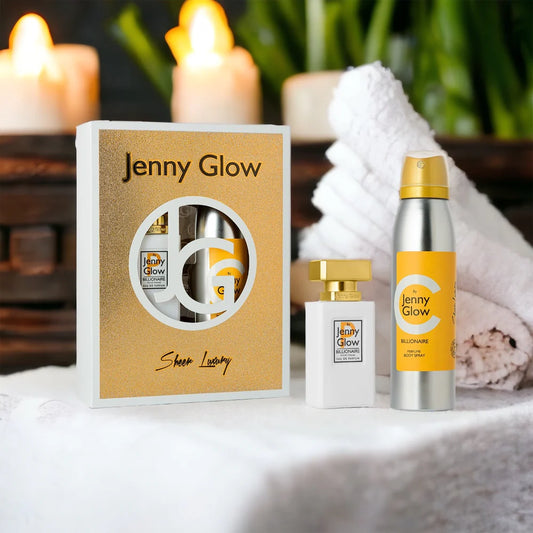 Jenny Glow 2 pcs Body Spray & 30ml Fragrance Billionaire for her