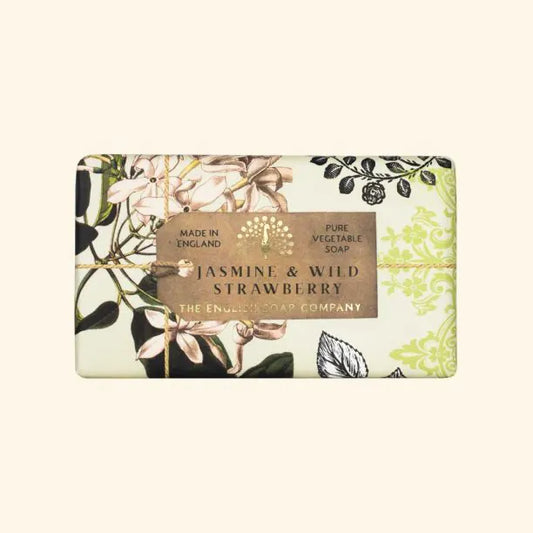 The English Soap Company  Jasmine and Wild Strawberry Soap