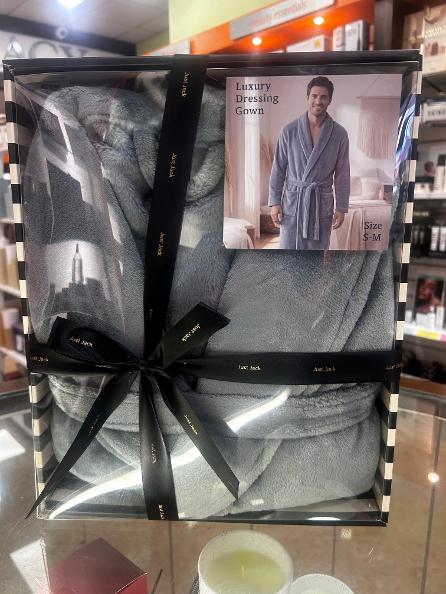 Just Jack Luxury Boxed Dressing Gown (Grey)