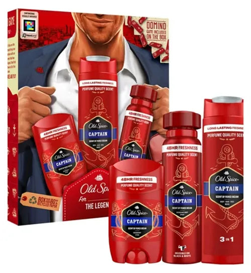 OLD SPICE CAPTAIN THE LEGEND TRIO SET