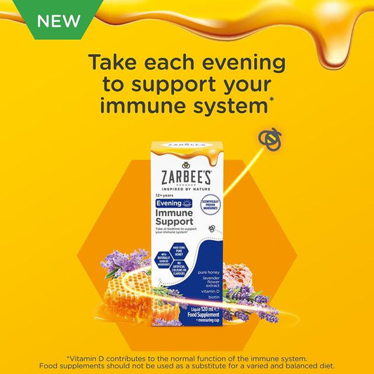 ZARBEE'S  Evening Immune Support Syrup 12yrs plus