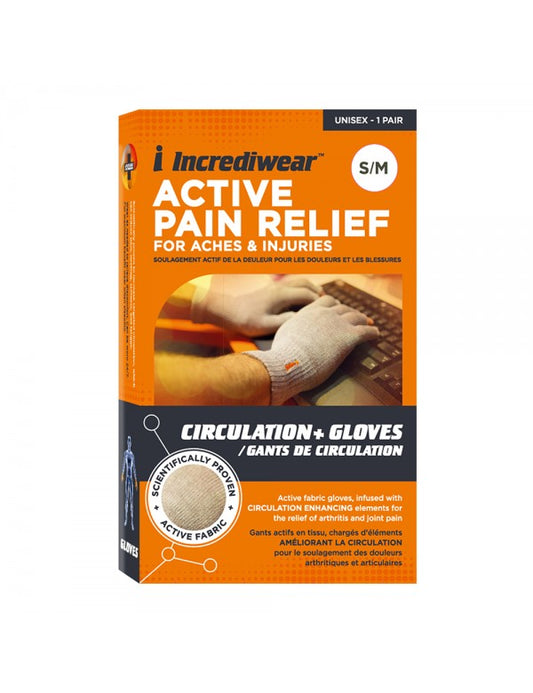 INCREDIWEAR PAIN RELIEF CIRCULATION GLOVES