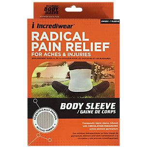 INCREDIWEAR RADICAL PAIN RELIEF BODY SLEEVE