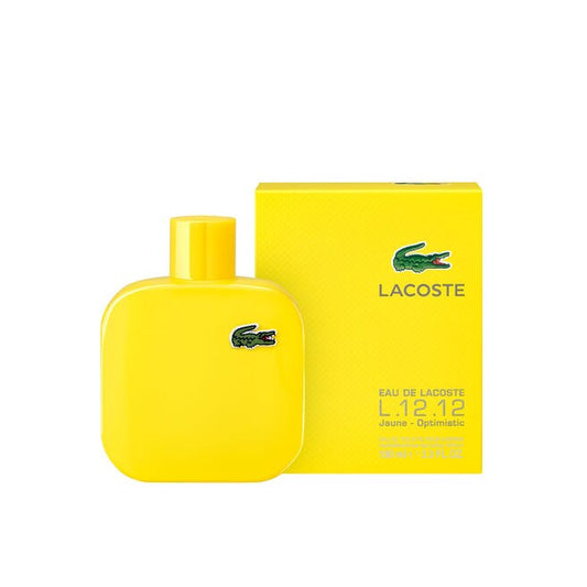 LACOSTE L.12.12 Jaune -Optimistic Pour Lui Eau de Toilette 100ml