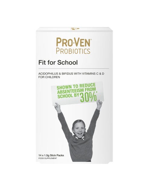 Pro-Ven Probiotics Fit for School 30 Chewable Tablets