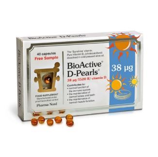 PHARMANORD BIOACTIVE D-PEARLS 38UG (pack size 80)