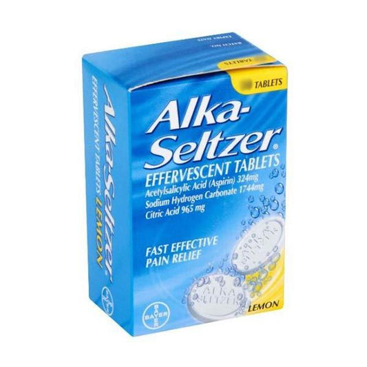 Alka-Seltzer Effervescent Tablets Lemon Flavour