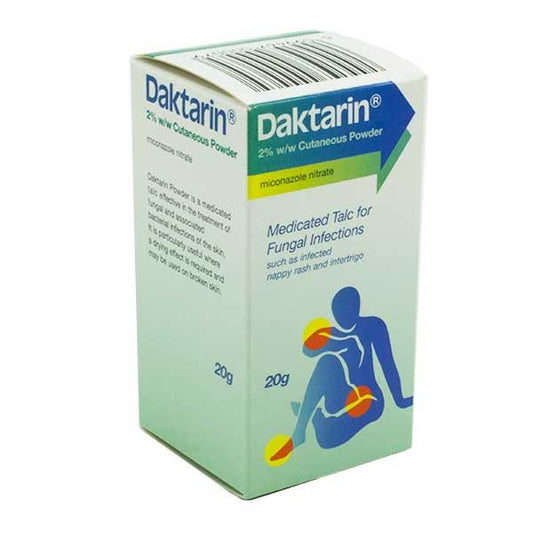 DAKTARIN ANTIFUNGAL 2% CUTANEOUS POWDER 20G